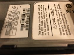 image of nameplate for Vertex VX-231-AG7B-5 radio