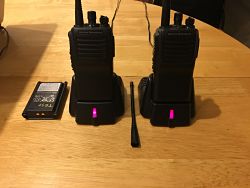 image of radios and chargers